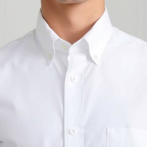 Camicia bianca in cotone egiziano con colletto italiano