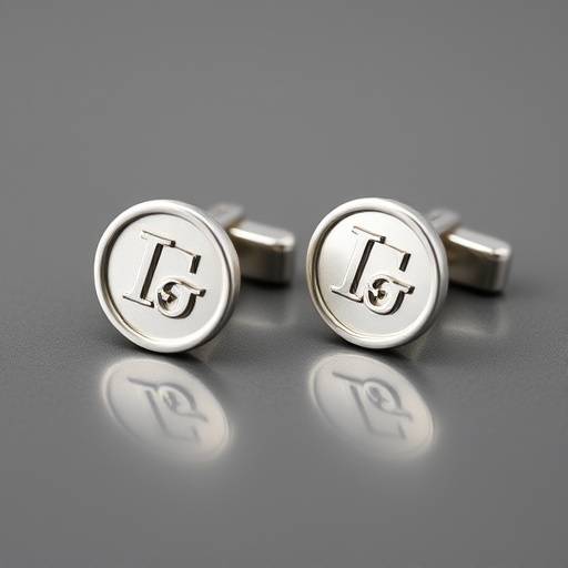 Gemelli in argento sterling con logo Sartoria Serafini